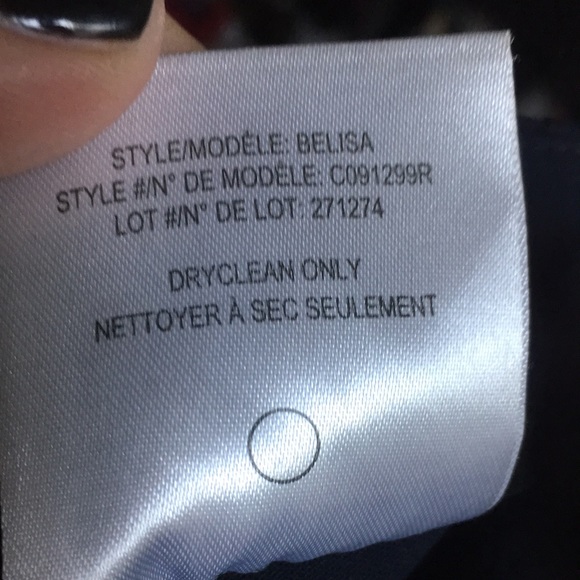 Theory Belisa virgin wool navy cropped pants sz 4 - Picture 9 of 10